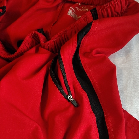 Tek Gear Red and Black Men's Athletic Shorts - Picture 3 of 3